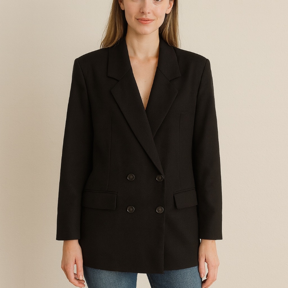 Old Navy Black Double-Breasted Blazer – Women's Size Small NWT
